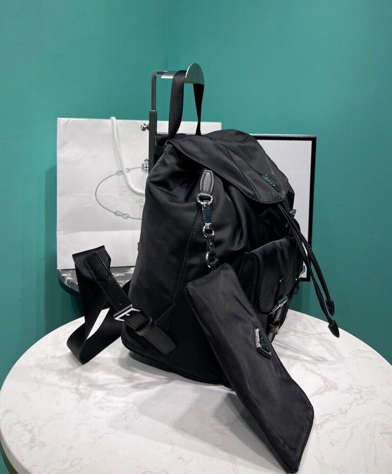 Prada Re-Nylon Medium Backpack 1BZ811 Black
